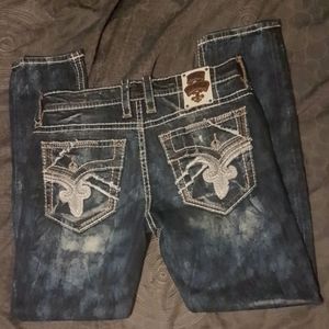 Mens rock revival jeans size 36x32